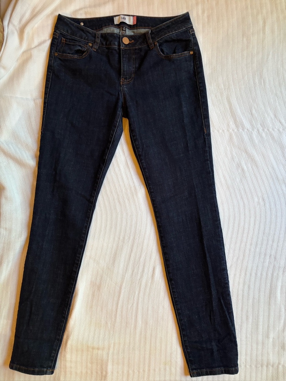 CAbi Straight Leg Skinny Jeans size 6